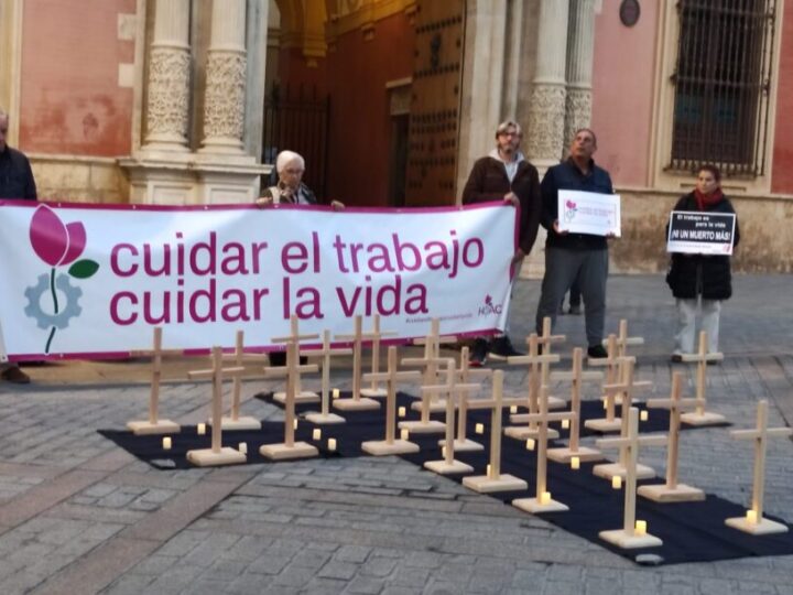 Trabajadoras y trabajadores cristianos claman en Sevilla: “No podemos acostumbrarnos a los accidentes laborales”