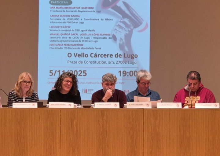 Organizaciones sociales, sindicales y eclesiales debate en Lugo sobre migración y trabajo digno: “Si miramos hacia otro lado, también somos culpables”