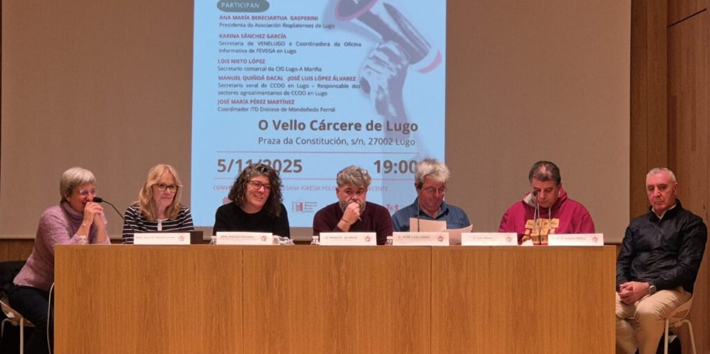 Organizaciones sociales, sindicales y eclesiales debate en Lugo sobre migración y trabajo digno: “Si miramos hacia otro lado, también somos culpables”