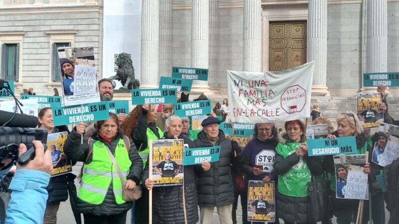 Las entidades sociales alertan de una ola de desahucios en invierno y exigen convertir la moratoria en una medida estructural