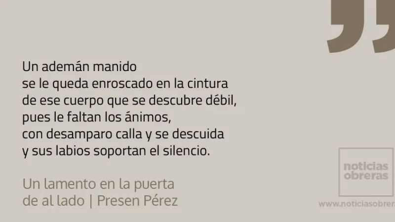 Un lamento en la puerta de al lado