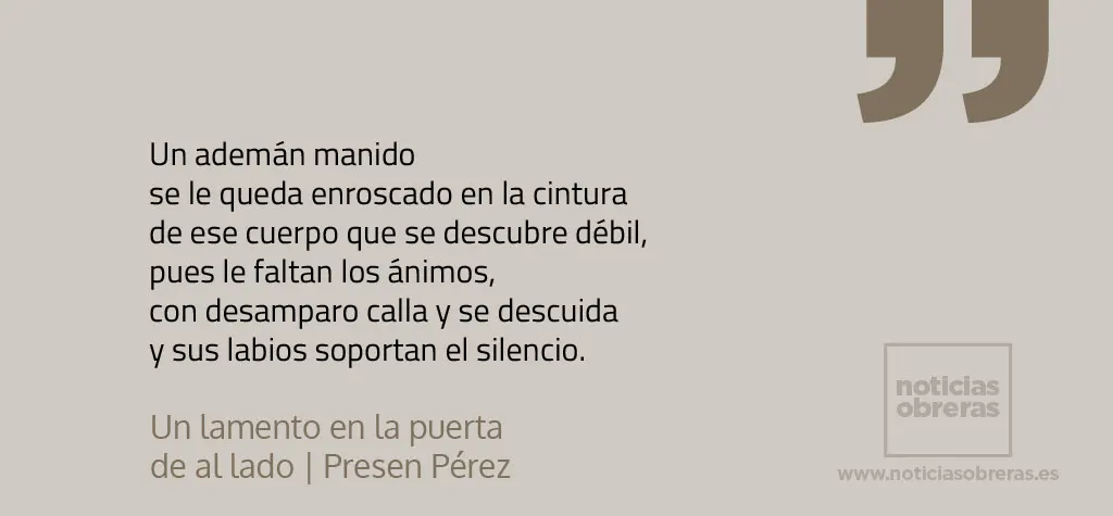 Un lamento en la puerta de al lado