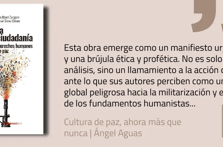 Cultura de paz, ahora más que nunca