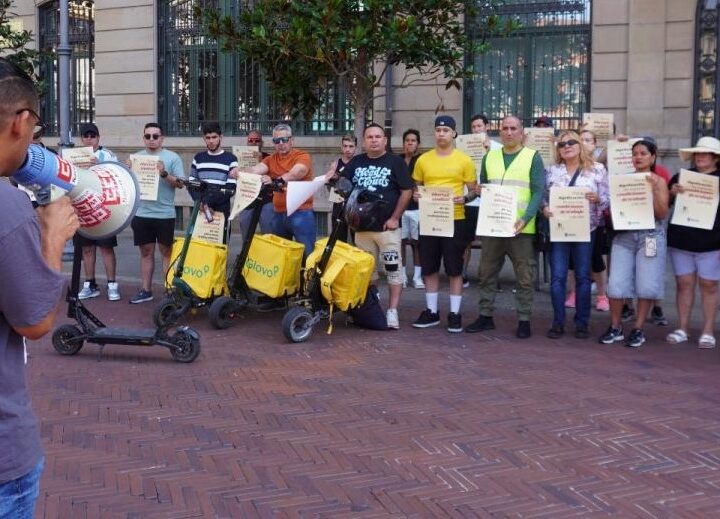La plantilla de Glovo en Madrid da la mayoría a los sindicatos de clase, “un primer paso” para hacer valer sus derechos