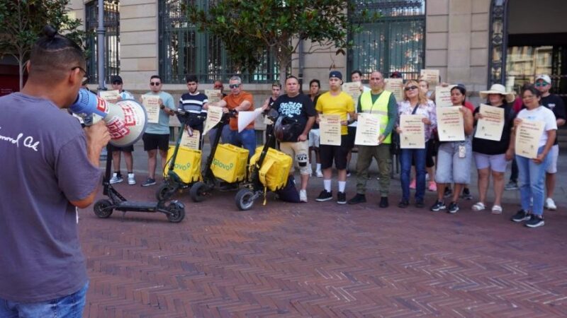 La plantilla de Glovo en Madrid da la mayoría a los sindicatos de clase, “un primer paso” para hacer valer sus derechos