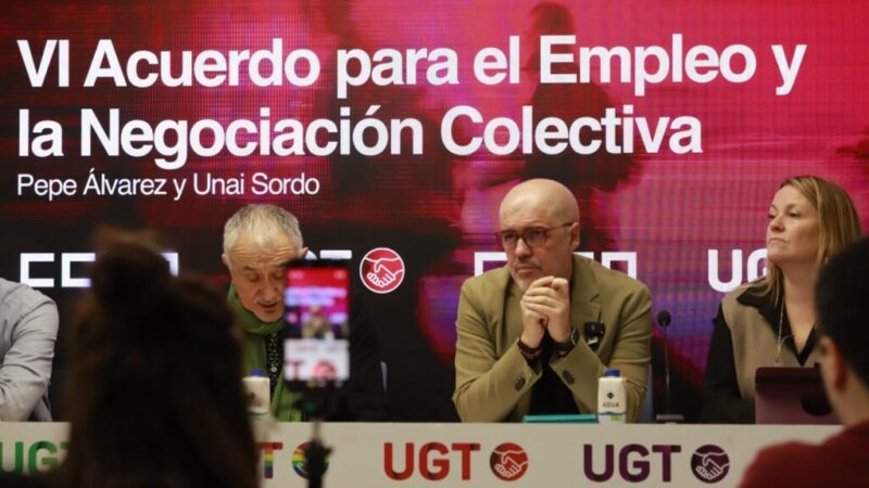 CCOO y UGT emplazan a la patronal a un “acuerdo de país” en la negociación colectiva que dé certidumbre