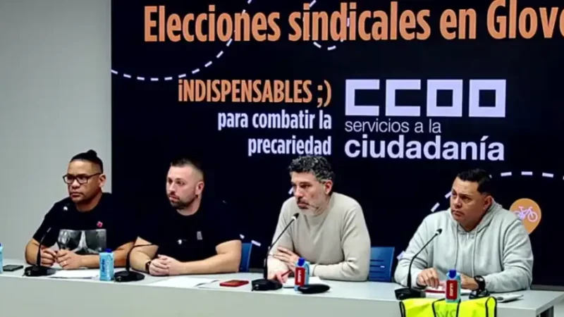CCOO acusa a Glovo de violar las libertades sindicales en un intento por evitar que la plantilla se organice