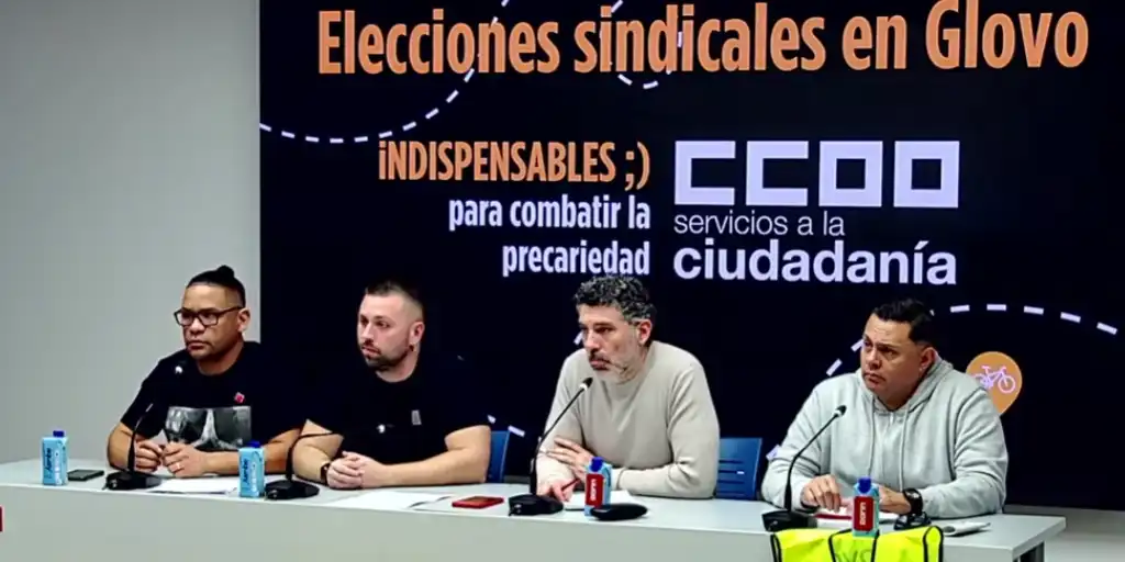 CCOO acusa a Glovo de violar las libertades sindicales en un intento por evitar que la plantilla se organice