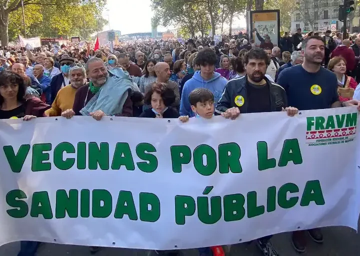 Convocado un gran acto en defensa de la sanidad pública madrileña