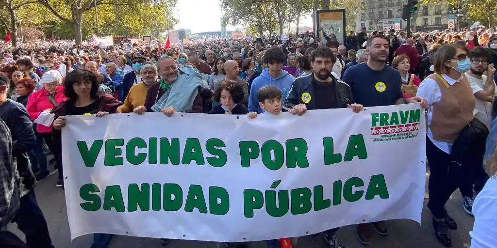 Convocado un gran acto en defensa de la sanidad pública madrileña