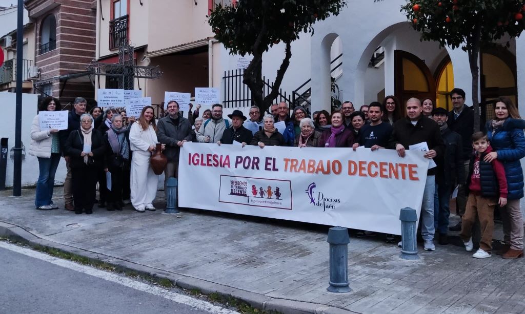 Jaén celebra el 8M con gestos por el trabajo digno y la igualdad de las mujeres en la Iglesia