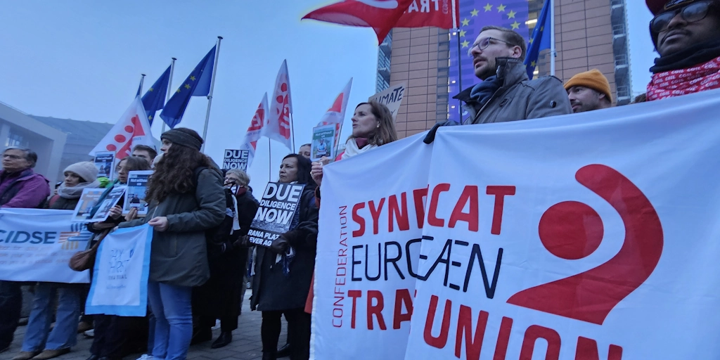 El sindicalismo europeo respalda a España ante las amenazas de Trump y moviliza una gran marcha en Madrid