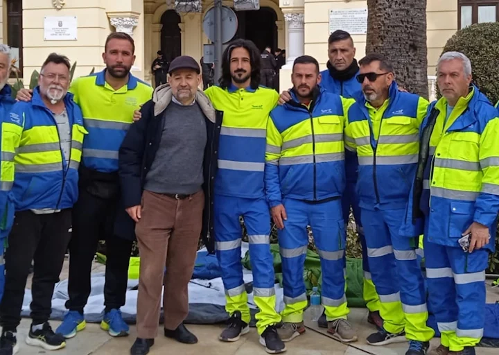 La plantilla de FCC Aqualia de Málaga logran mejoras tras casi días de movilizaciones