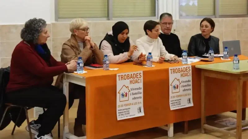 Trabajadoras y trabajadores cristianos de Castellón llaman desmercantilizar la vivienda para convertirlo en derecho efectivo