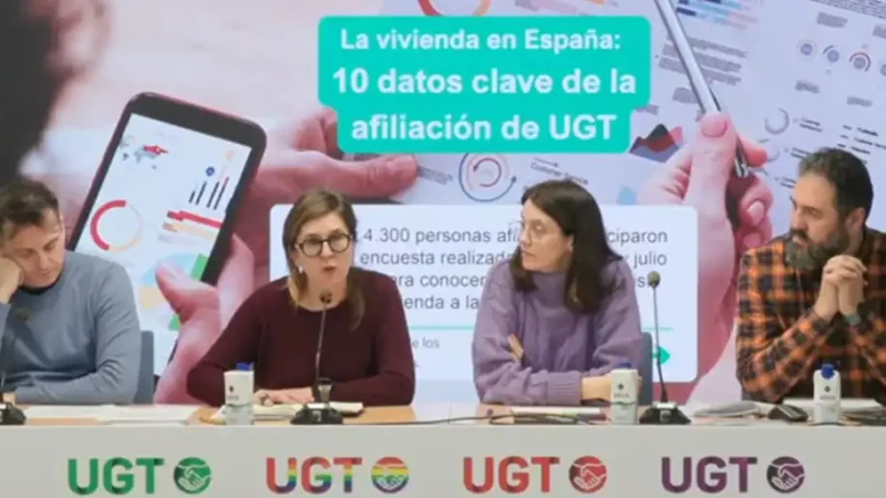 UGT incorpora el derecho a la vivienda digna a su acción sindical y abre oficinas de asesoramiento a su afiliación