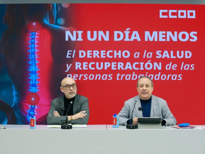 CCOO exige el “control público” de las mutuas para evitar “conflicto de intereses” en el tratamiento de las bajas laborales