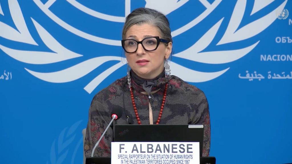 Albanese: “El genocidio se ha convertido en la forma definitiva de tortura, colectiva y generacional”