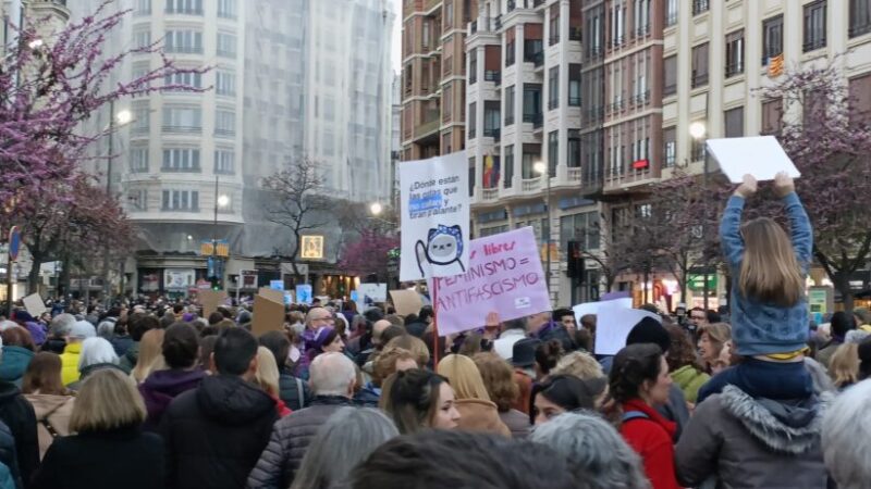 Un 8M marcado por la guerra y el auge de la extrema derecha