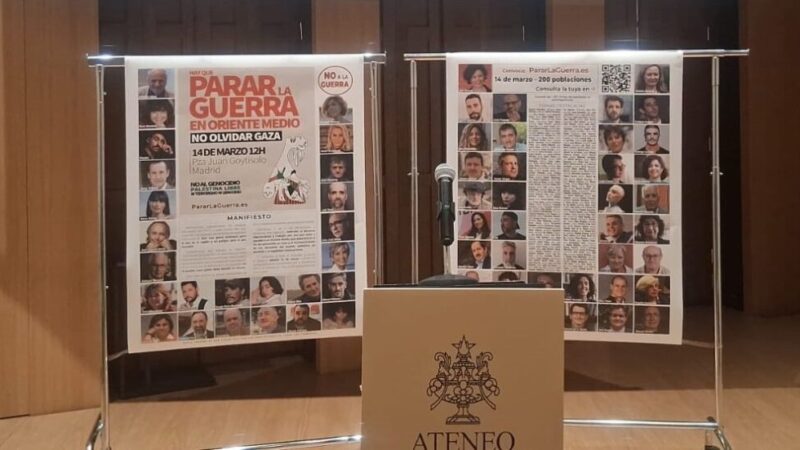 Movilizaciones en más de 150 ciudades para “parar la guerra en Oriente Medio” este 14 de marzo