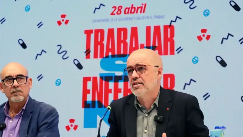 CCOO exige una reforma profunda de la prevención de riesgos laborales para atender las enfermedades de origen profesional y atajar la mortalidad