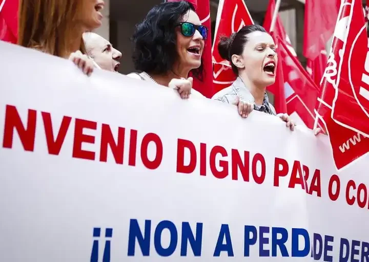 División sindical ante la firma del convenio estatal del textil