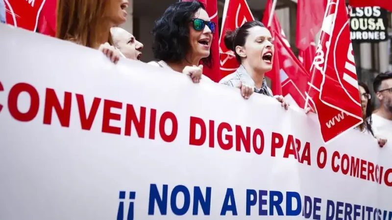 División sindical ante la firma del convenio estatal del textil