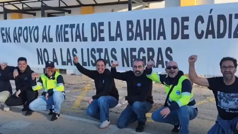 Continúa la protesta contra supuestas “listas negras” en el metal de Cádiz