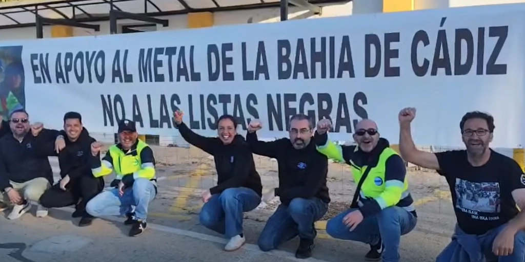 Continúa la protesta contra supuestas “listas negras” en el metal de Cádiz