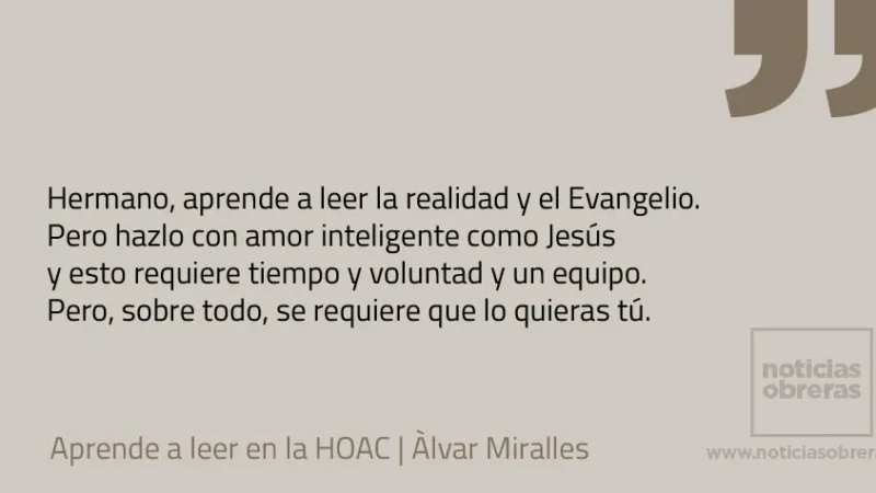 Aprende a leer en la HOAC