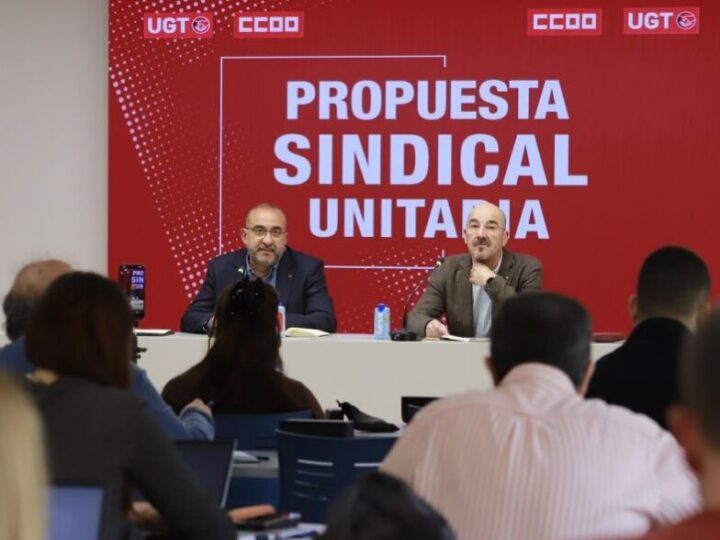 CCOO y UGT quieren reorientar la agenda política con propuestas de mejora de las condiciones de vida y la democracia