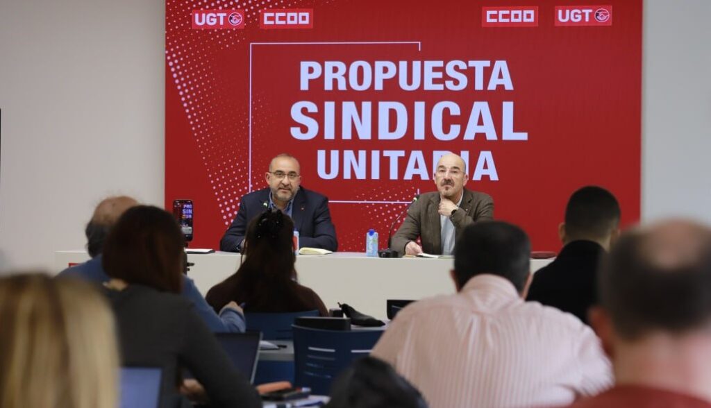 CCOO y UGT quieren reorientar la agenda política con propuestas de mejora de las condiciones de vida y la democracia