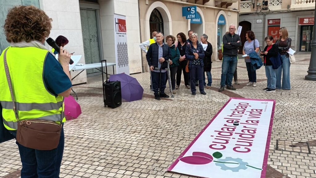 Trabajadoras y trabajadores cristianos de Elche denuncian que “la precariedad mata” y reclaman una “ética del cuidado”