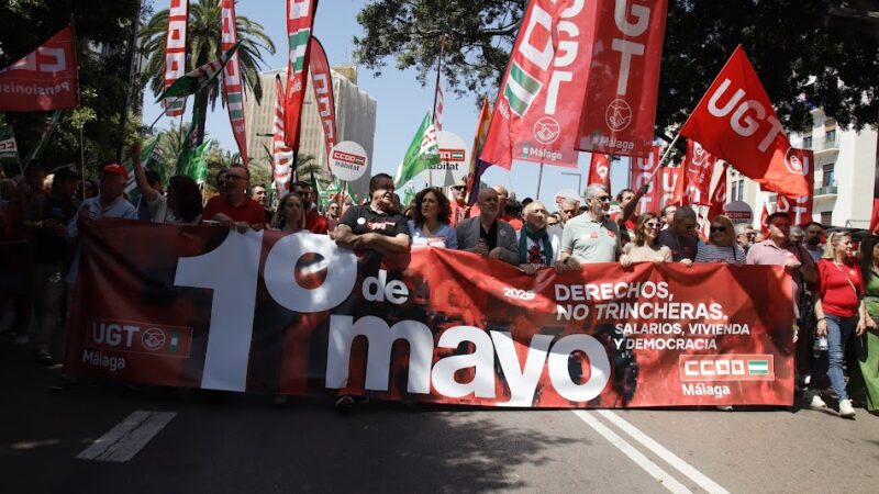 Miles de personas se manifiestan en el Primero de Mayo para exigir salarios dignos y soluciones a la vivienda