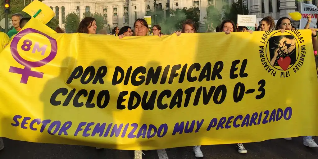La “marea amarilla” de la Educación Infantil se extiende por el país