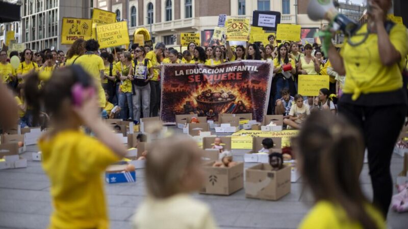 Las escuelas infantiles 0-3 afrontan este 7 de mayo una huelga estatal contra la precariedad y el abandono institucional