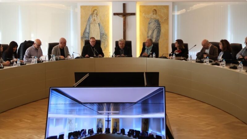 León XIV dialogará con Unai Sordo (CCOO) y Pepe Álvarez (UGT) en el acto “Tejer redes” del Movistar Arena