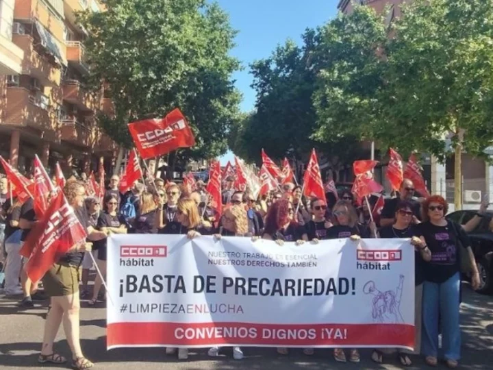 Miles de trabajadoras de la limpieza salen a la calle para exigir convenios dignos