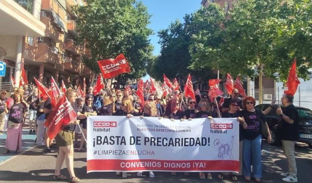 Miles de trabajadoras de la limpieza salen a la calle para exigir convenios dignos