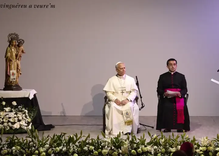 León XIV en la cárcel de Brians: “El pasado no condena el futuro”