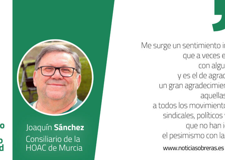 Agradecimiento a los que siguen luchando