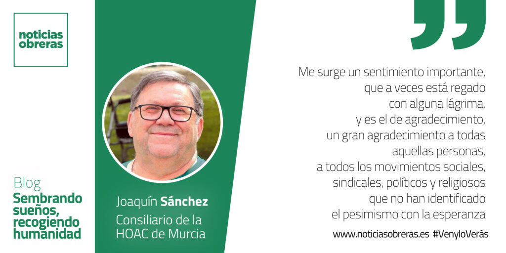 Agradecimiento a los que siguen luchando