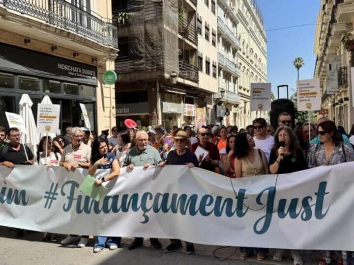 Organizaciones valencianas reclaman una financiación justa para garantizar derechos y servicios públicos