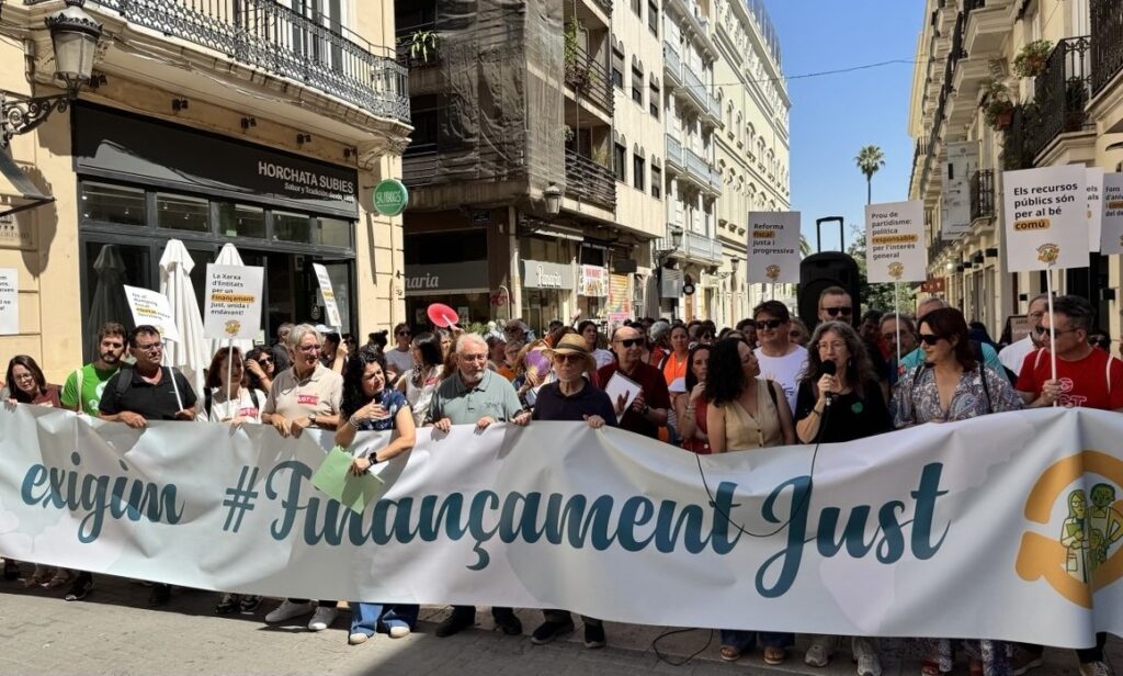Organizaciones valencianas reclaman una financiación justa para garantizar derechos y servicios públicos