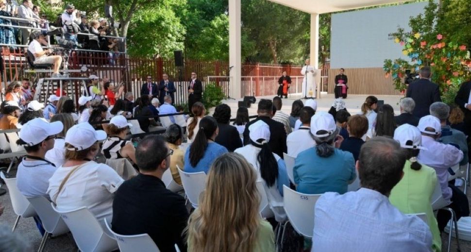 DOCUMENTO | Saludo de León XIV en el proyecto social CEDIA 24 Horas y en la parroquia de la Crucifixión