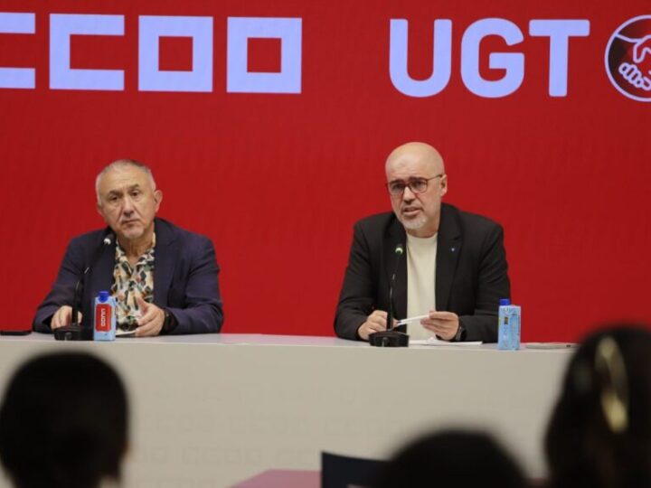 CCOO y UGT lanzan un fondo de solidaridad para reforzar el poder negociador de las personas trabajadoras en los convenios colectivos