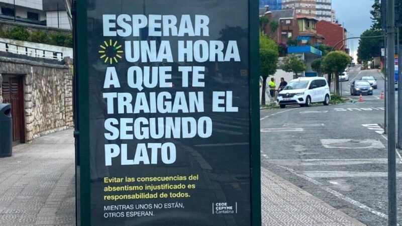 La campaña contra las bajas escala: CCOO exige a CEOE retirar una publicidad “grosera e insultante”