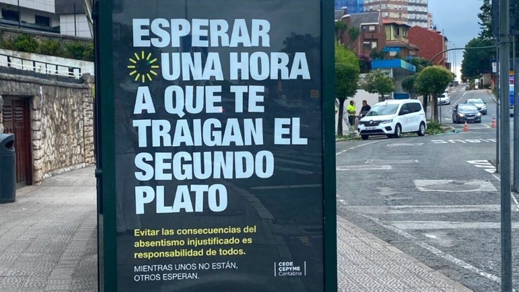 La campaña contra las bajas escala: CCOO exige a CEOE retirar una publicidad “grosera e insultante”