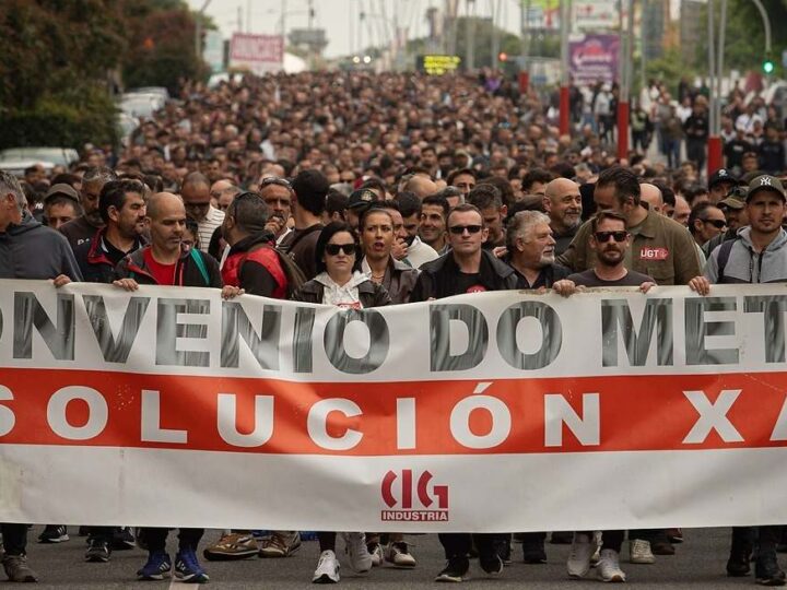 Trabajadoras y trabajadores cristianos de Vigo destacan la unidad obrera que ha hecho posible el nuevo convenio del Metal de Pontevedra