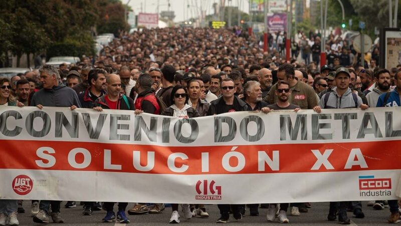 Trabajadoras y trabajadores cristianos de Vigo destacan la unidad obrera que ha hecho posible el nuevo convenio del Metal de Pontevedra