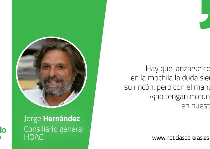 «Mándame ir hacia ti andando sobre el agua»